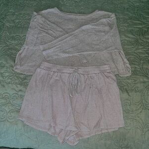 Dry Goods Cropped Two Piece Set Size M